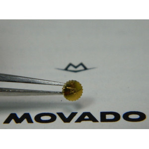 Movado couronne dorée jaune 4,60mm