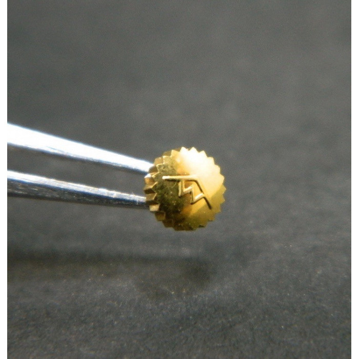 Movado couronne dorée jaune 4,60mm