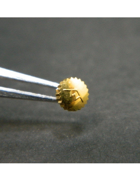 Movado couronne dorée jaune 4,60mm