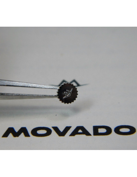 Movado Couronne vintage acier