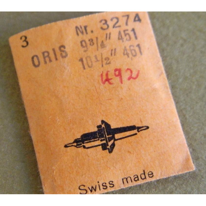 ORIS Axe de balancier - Cal 451 /461/ 492