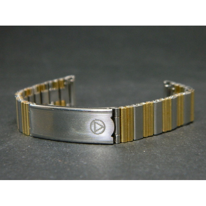 NSA bracelet or/acier 15mm