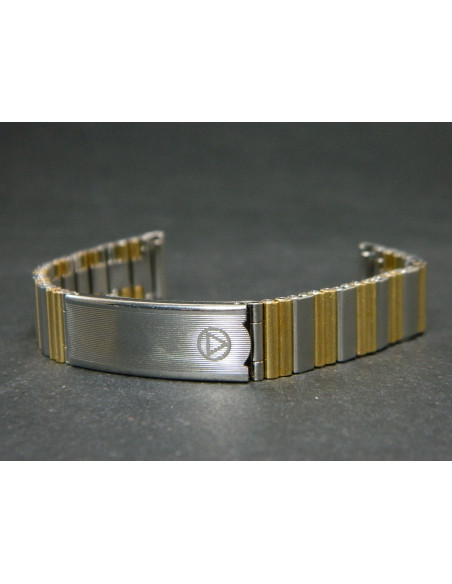 NSA bracelet or/acier 15mm