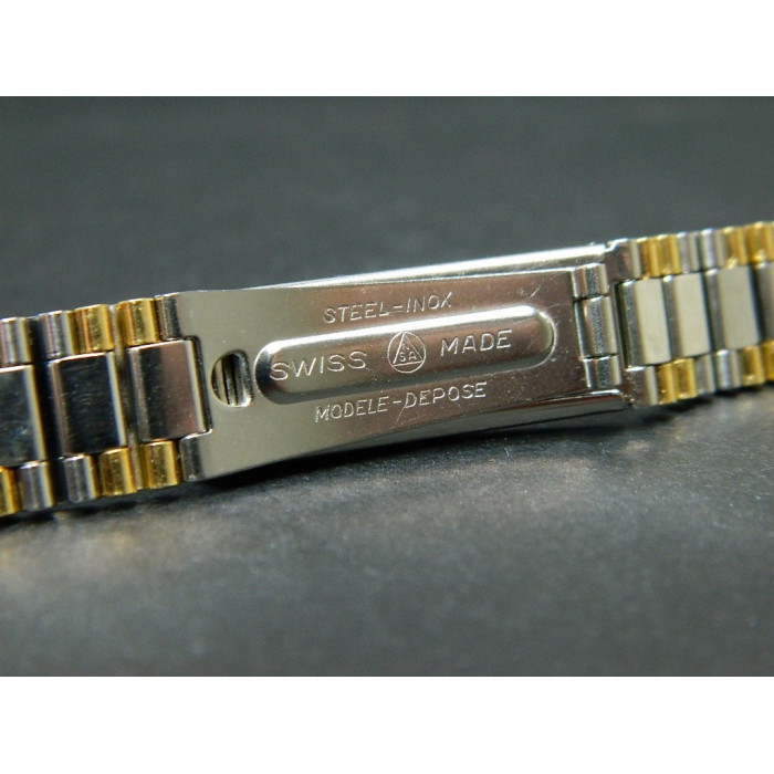NSA bracelet or/acier 15mm