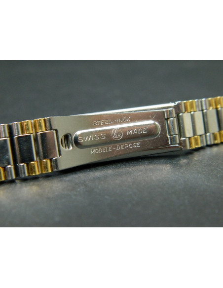NSA bracelet or/acier 15mm