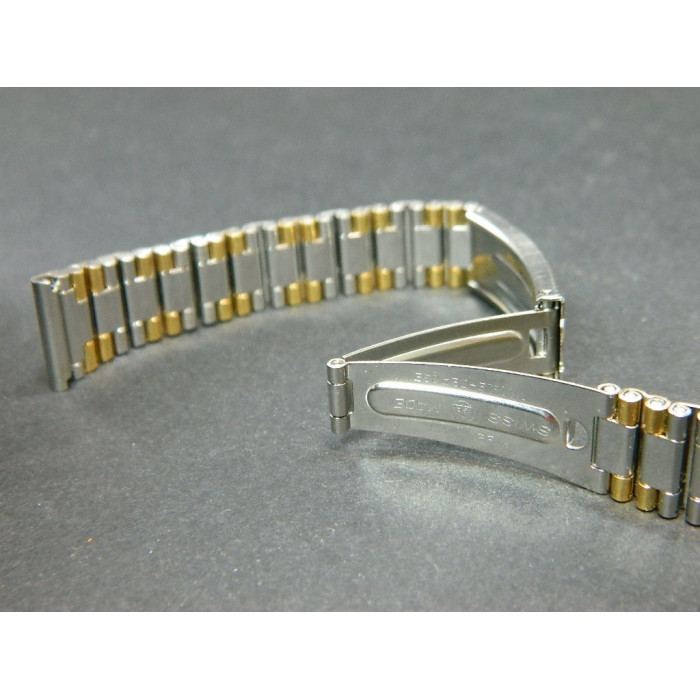 NSA bracelet or/acier 15mm