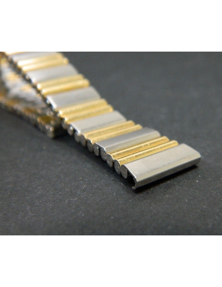 NSA bracelet or/acier 15mm