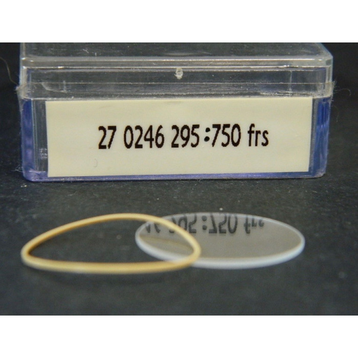 Zenith 27 0246 295  verre