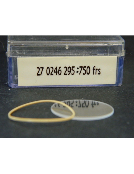 Zenith 27 0246 295  verre