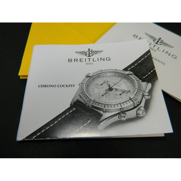 Breitling Chrono Cockpit booklet