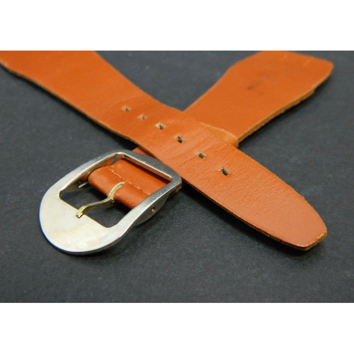 Bracelet cuir vintage anses fixes 26mm