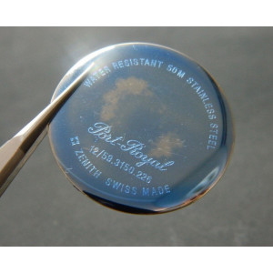 Zenith 59.3150.226 fond de boîte