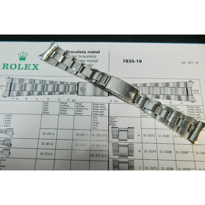 Rolex 7835-19 / 357 bracelet
