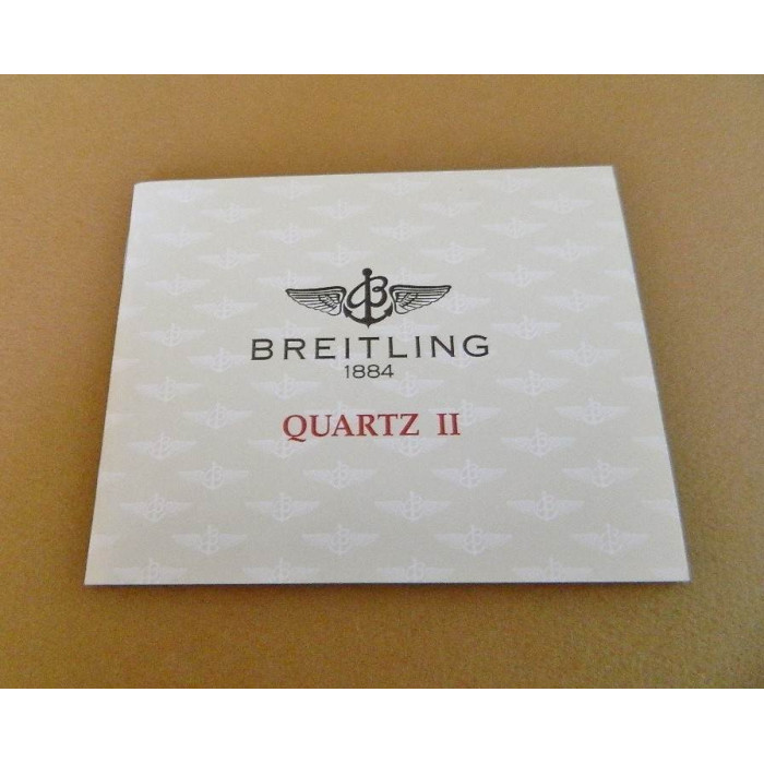 Livret d'instructions BREITLING Quartz II