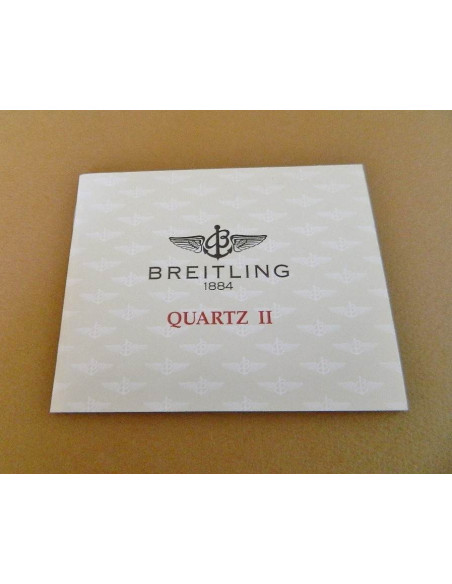 Livret d'instructions BREITLING Quartz II