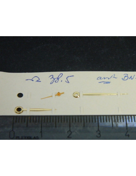 Omega 38.5 Aiguilles dorées