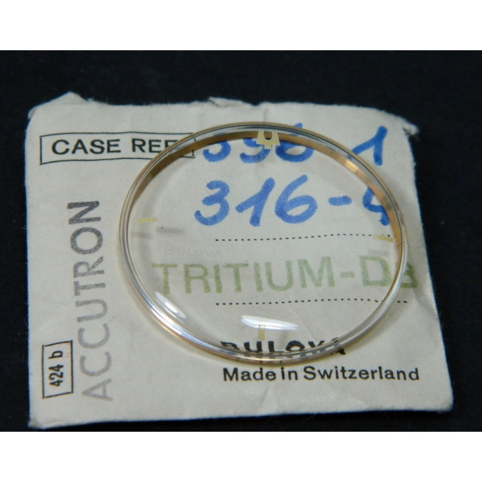 Bulova Accutron Spaceview 316-4 Verre