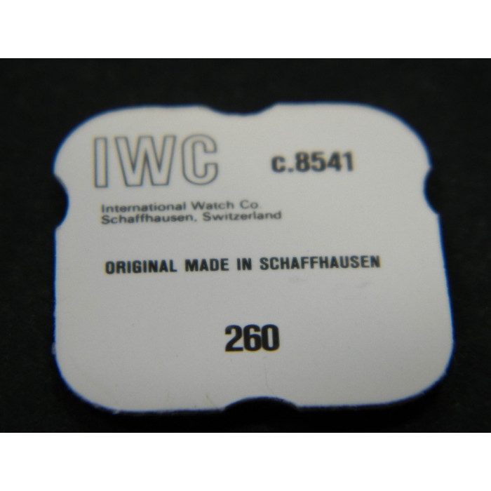 IWC 8541 - 260 Roue de minuterie