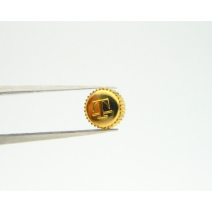 Tissot Couronne vintage dorée - 6,00mm