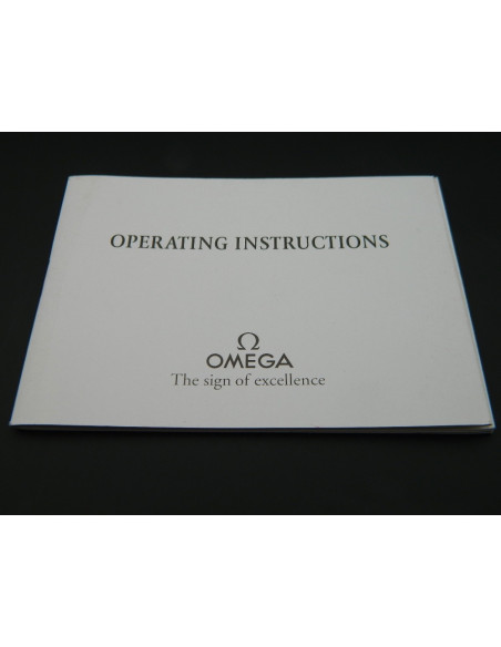 Omega Operating Instructions - Cal.1152