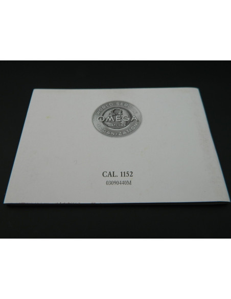 Omega Operating Instructions - Cal.1152