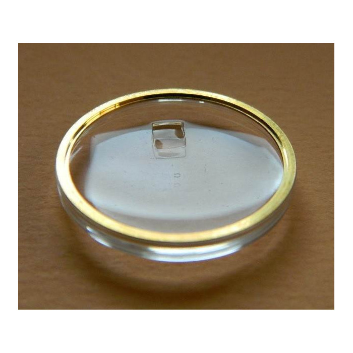 Verre OMEGA avec loupe et logo