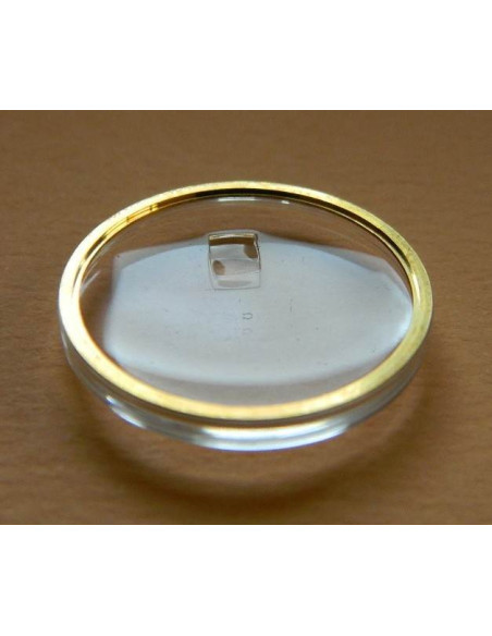 Verre OMEGA avec loupe et logo