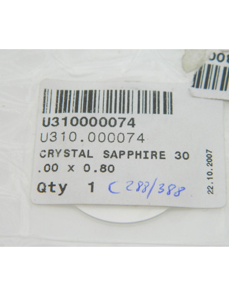 Tissot Bridgeport verre saphir