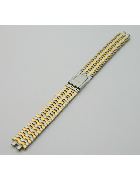 NSA bracelet or/acier - 12mm