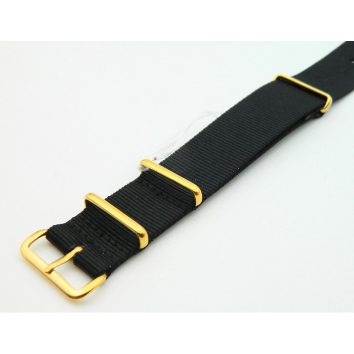 Nato 22mm Noir