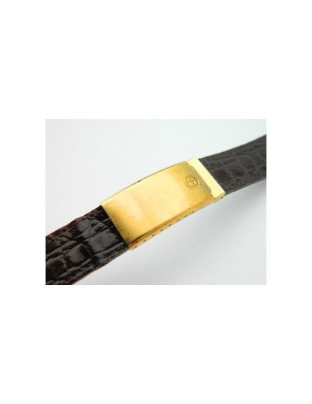 Hifi Bracelet caoutchouc sur fermoir doré - 19mm