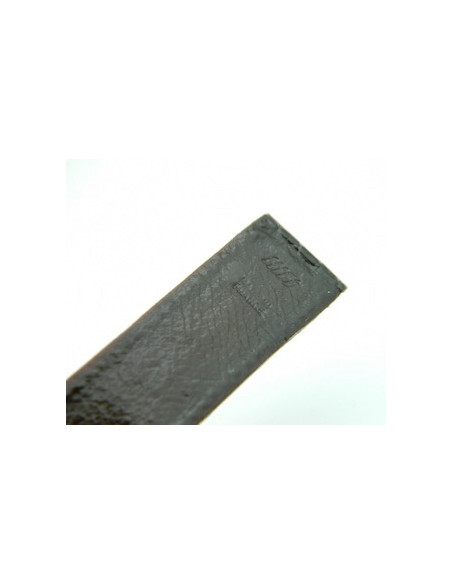 Hifi Bracelet caoutchouc sur fermoir doré - 19mm