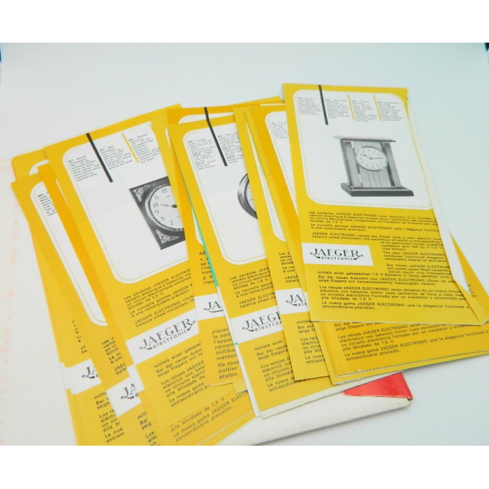 Jaeger Electronic Fiches d'instructions - 1970