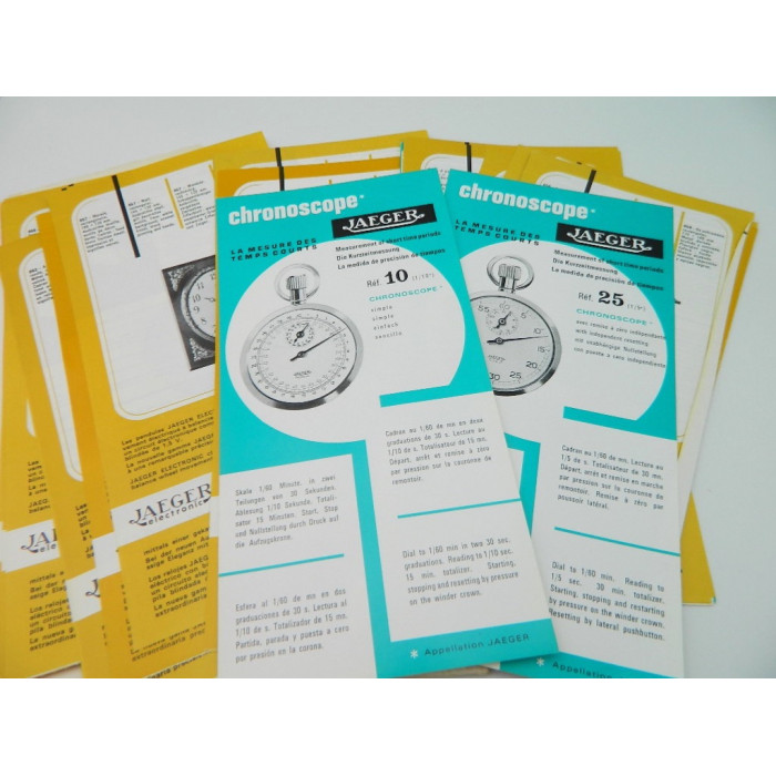 Jaeger Electronic Fiches d'instructions - 1970