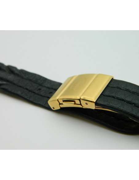 Bracelet cuir 19mm avec boucle déployante