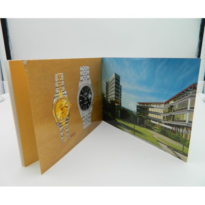 Rolex datejust Booklet 1994