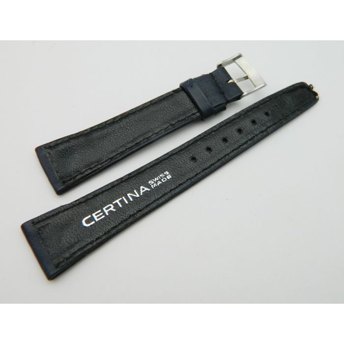 Certina Vintage bracelet cuir 15mm