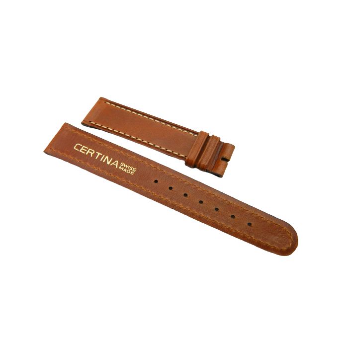 Certina vintage bracelet cuir 18mm