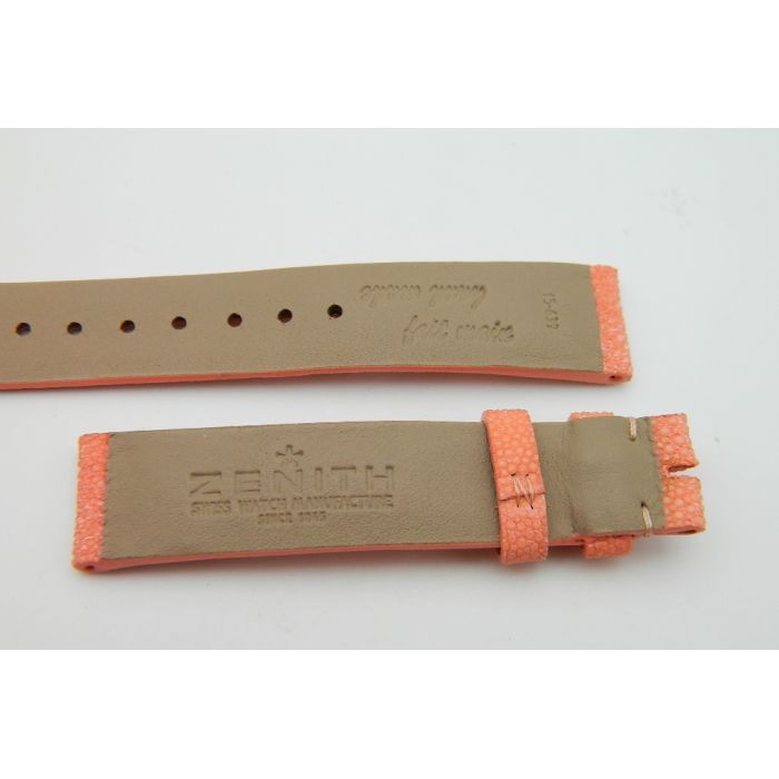 Zenith vintage leather strap 22/14