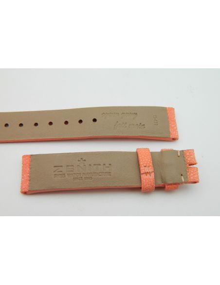 Zenith vintage leather strap 22/14