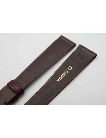 Omega bracelet cuir 15/10