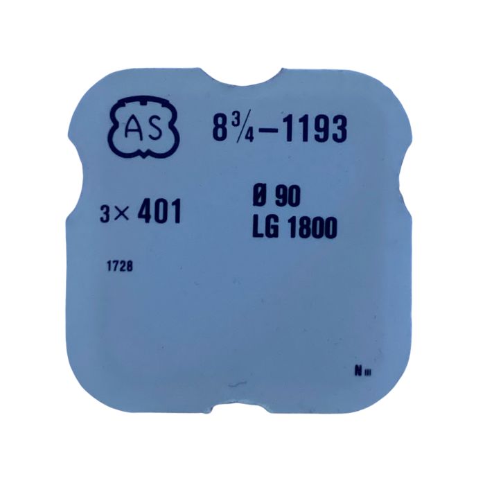 AS 1193 - 401 Tige de remontoir (à l'unité) - Winding stem (per unit)