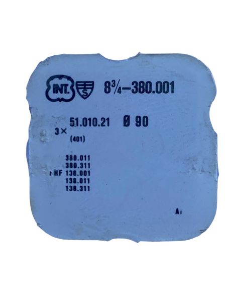 INT 380.001 - 401 Tige de remontoir (à l'unité) - Winding stem (per unit)