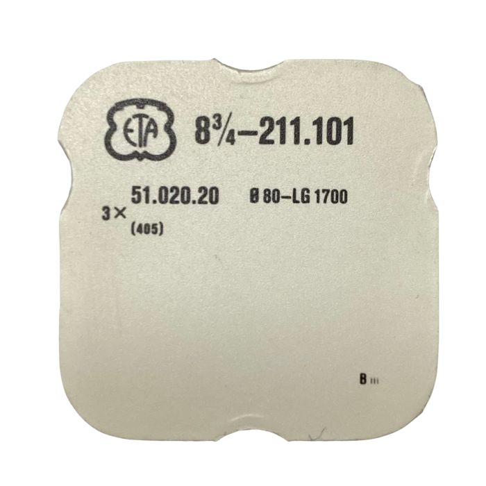 ETA 211.101 - 405 Tige de mise à l'heure (à l'unité) - Hand-setting stem (per unit)