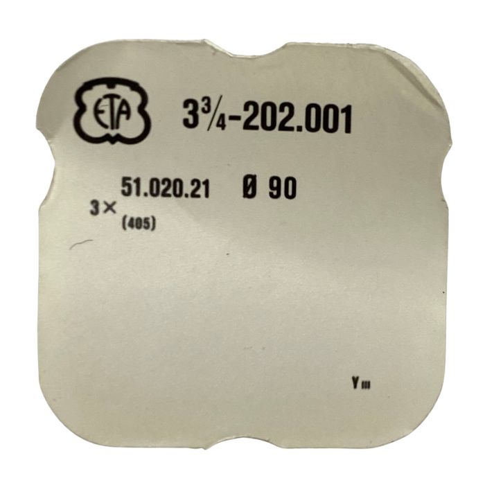 ETA 202.001 - 405 Tige de mise à l'heure (à l'unité) - Hand-setting stem (per unit)
