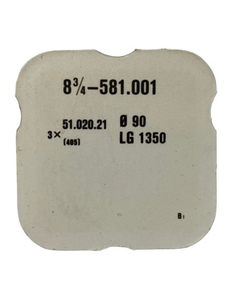 ETA 581.001 - 405 Tige de mise à l'heure (à l'unité) - Hand-setting stem (per unit)