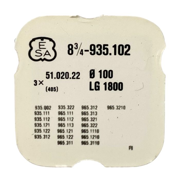 ESA 935.102 - 405 Tige de mise à l'heure (à l'unité) - Hand-setting stem (per unit)