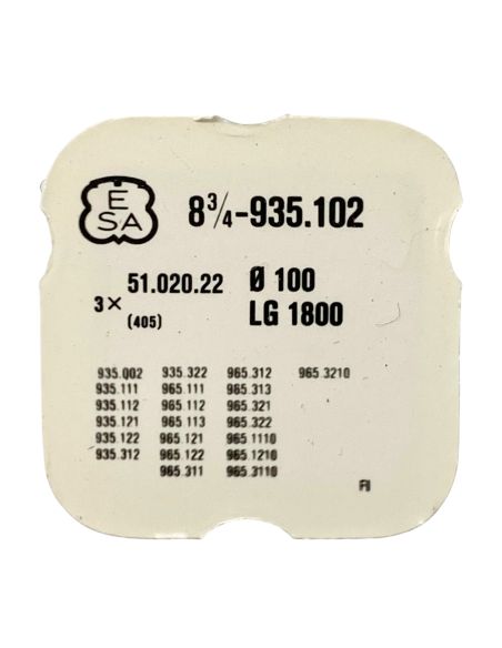 ESA 935.102 - 405 Tige de mise à l'heure (à l'unité) - Hand-setting stem (per unit)