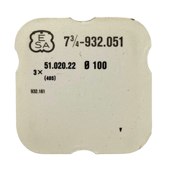 ESA 932.051 - 405 Tige de mise à l'heure (à l'unité) - Hand-setting stem (per unit)