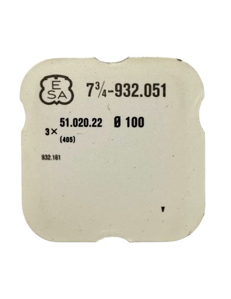 ESA 932.051 - 405 Tige de mise à l'heure (à l'unité) - Hand-setting stem (per unit)